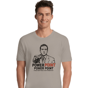 Shirts Premium Shirts, Unisex / Small / Sand Power Point