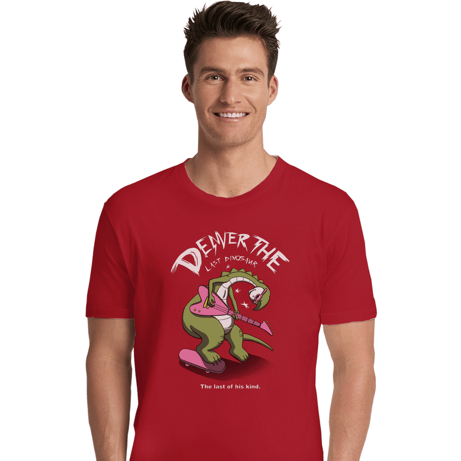 Shirts Premium Shirts, Unisex / Small / Red Last Dinosaur Vs The World