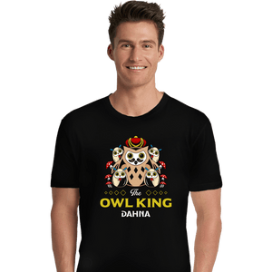 Shirts Premium Shirts, Unisex / Small / Black The Owl King