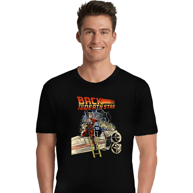 Daily_Deal_Shirts Premium Shirts, Unisex / Small / Black Back To The Death Star