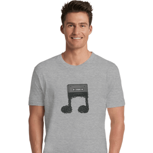 Shirts Premium Shirts, Unisex / Small / Sports Grey Made Of Music
