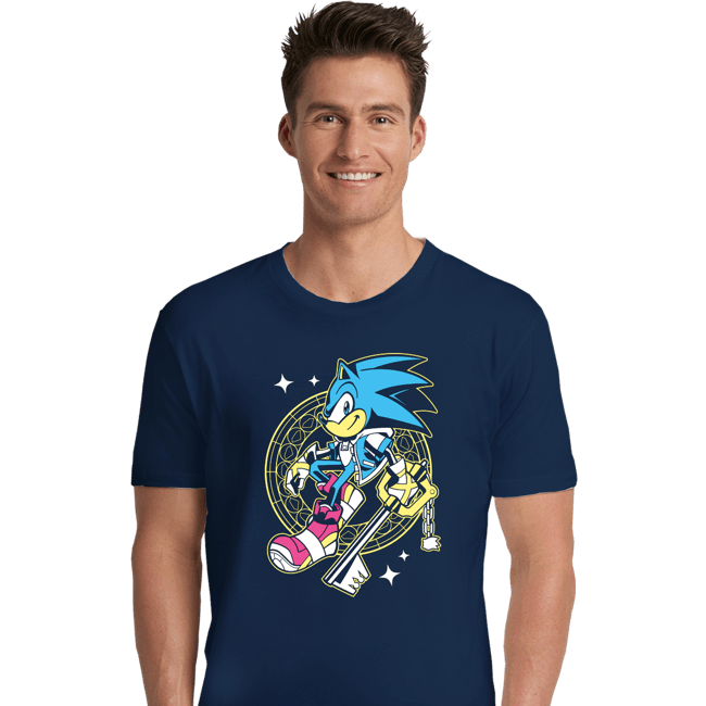 Daily_Deal_Shirts Premium Shirts, Unisex / Small / Navy Sonic Kingdom Hearts