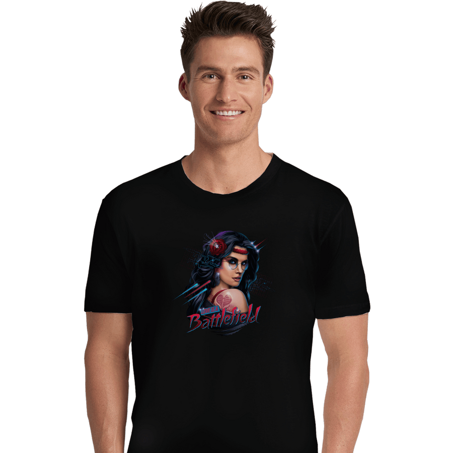 Shirts Premium Shirts, Unisex / Small / Black Love Is A Battlefield