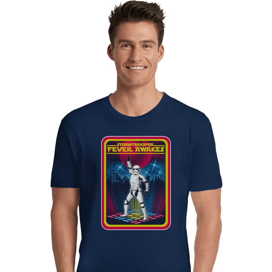 Shirts Premium Shirts, Unisex / Small / Navy Fever Awakes