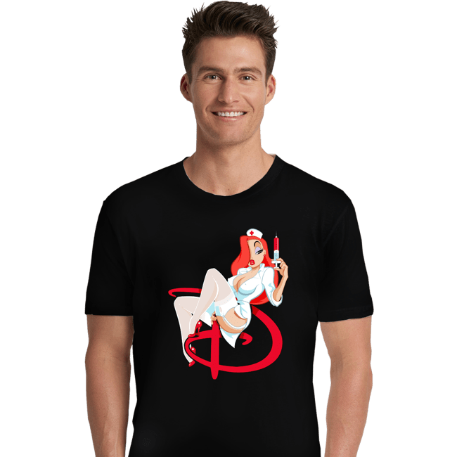Shirts Premium Shirts, Unisex / Small / Black Nurse Jessica