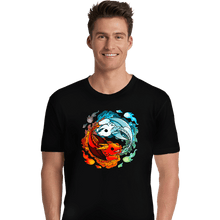 Load image into Gallery viewer, Shirts Premium Shirts, Unisex / Small / Black Dragons of Fire And Water
