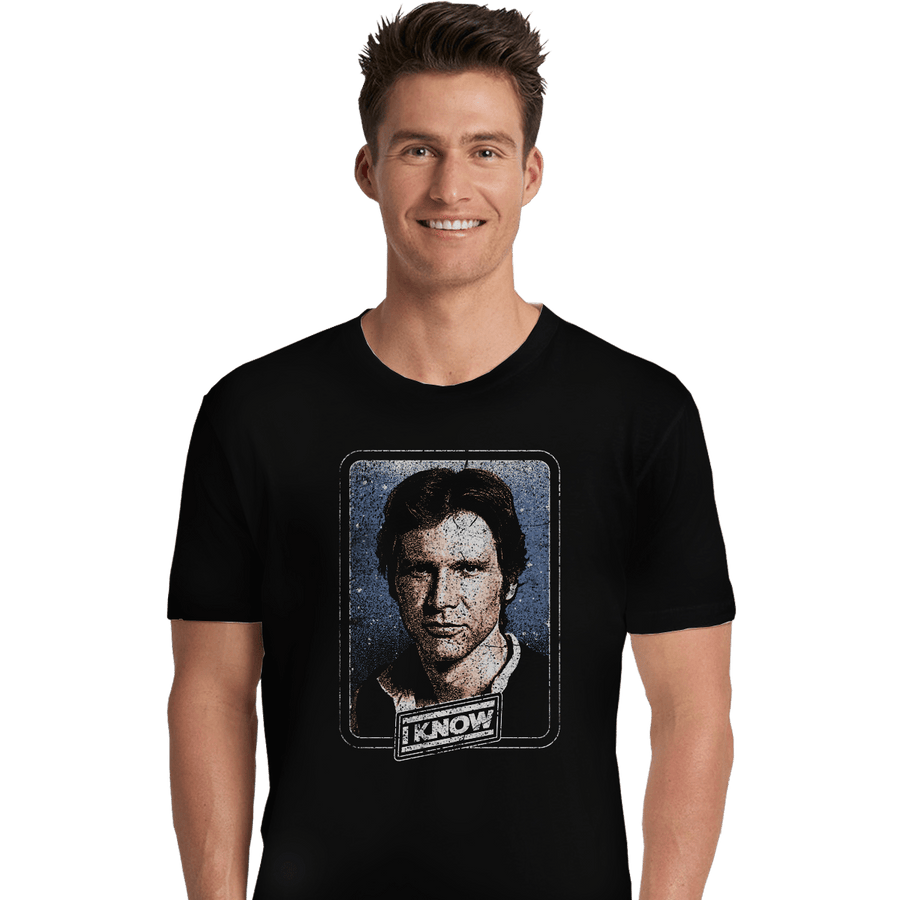 Shirts Premium Shirts, Unisex / Small / Black I Know