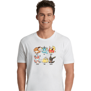 Secret_Shirts Premium Shirts, Unisex / Small / White Eevee Emotes