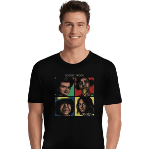 Shirts Premium Shirts, Unisex / Small / Black Scoops Troop