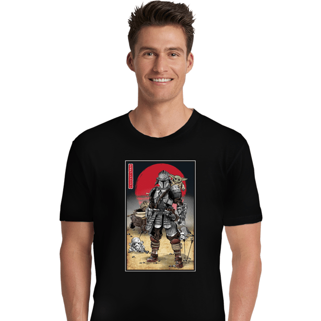 Daily_Deal_Shirts Premium Shirts, Unisex / Small / Black Lone Ronin And Cub
