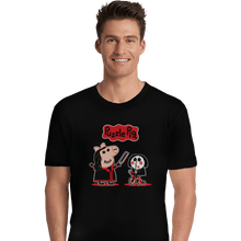 Load image into Gallery viewer, Shirts Premium Shirts, Unisex / Small / Black Puzzle Pig
