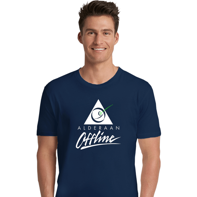 Shirts Premium Shirts, Unisex / Small / Navy Planet Offline