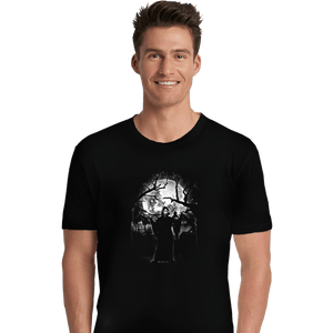 Shirts Premium Shirts, Unisex / Small / Black Moonlight Ghost