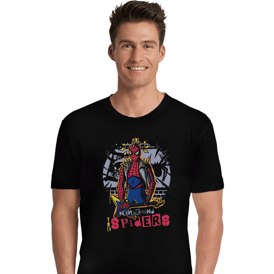 Shirts Premium Shirts, Unisex / Small / Black Nevermind The Spiders