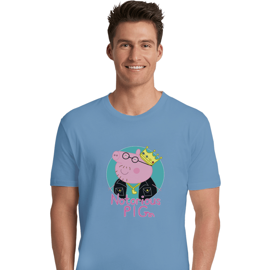 Shirts Premium Shirts, Unisex / Small / Powder Blue Notorious PIG