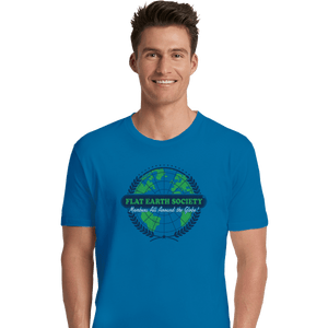 Shirts Premium Shirts, Unisex / Small / Sapphire Around The Globe