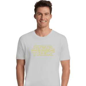 Shirts Premium Shirts, Unisex / Small / White Star Trek Logo