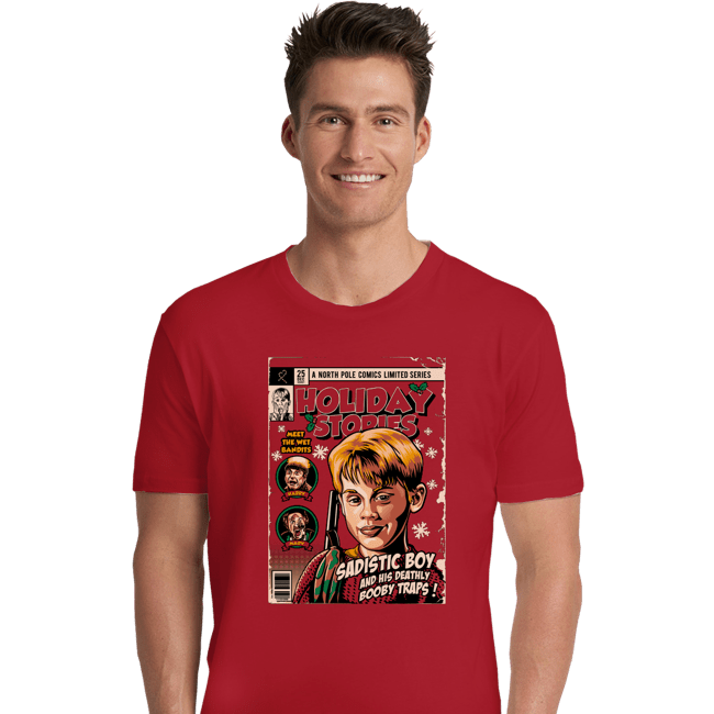 Daily_Deal_Shirts Premium Shirts, Unisex / Small / Red Holiday Stories