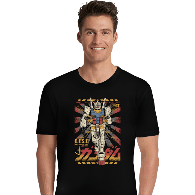 Daily_Deal_Shirts Premium Shirts, Unisex / Small / Black Gundam - Ready To Fight