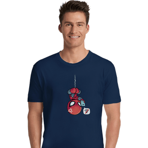 Shirts Premium Shirts, Unisex / Small / Navy Chibi Spider