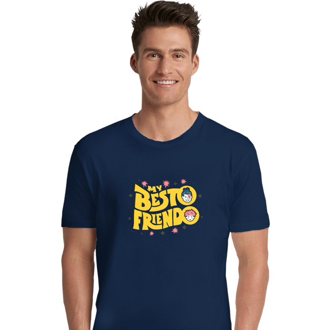 Shirts Premium Shirts, Unisex / Small / Navy My Besto Friendo