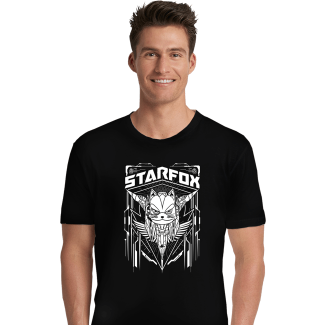 Shirts Premium Shirts, Unisex / Small / Black Starfox Crest