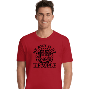 Secret_Shirts Premium Shirts, Unisex / Small / Red Hidden Temple Body