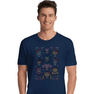 Shirts Premium Shirts, Unisex / Small / Navy A Senshi Family Christmas