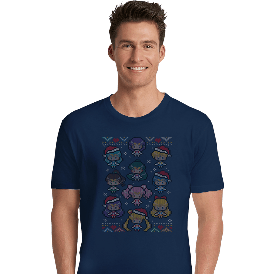 Shirts Premium Shirts, Unisex / Small / Navy A Senshi Family Christmas