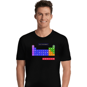 Secret_Shirts Premium Shirts, Unisex / Small / Black Periodic Table of Power-ups