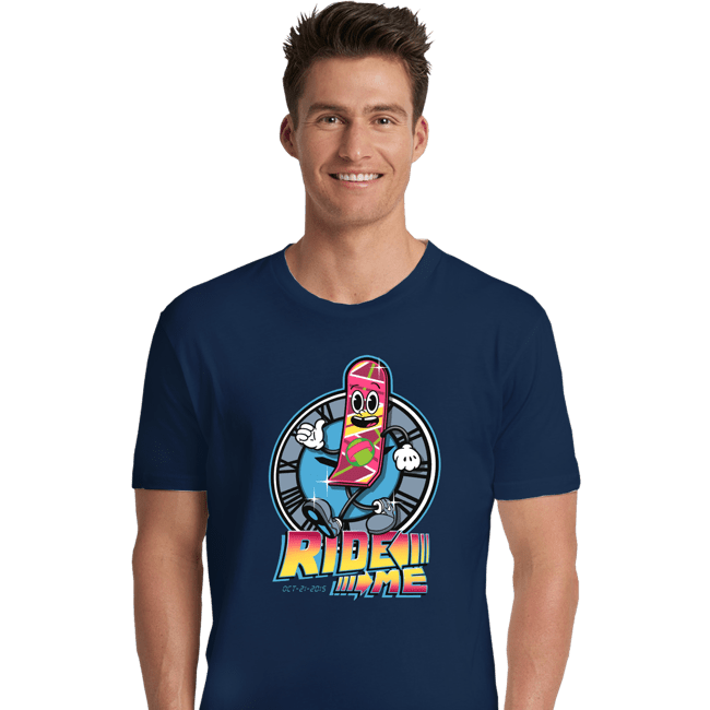 Daily_Deal_Shirts Premium Shirts, Unisex / Small / Navy Ride Me!
