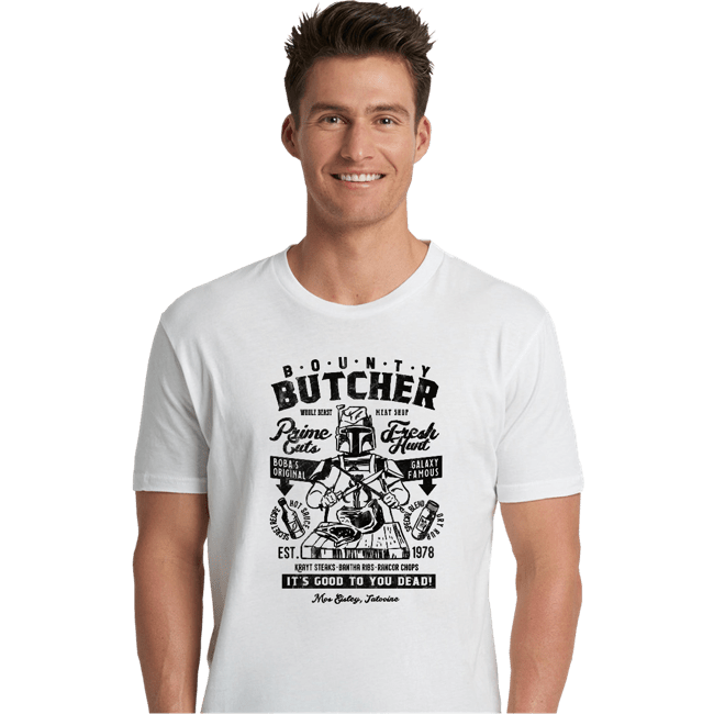Daily_Deal_Shirts Premium Shirts, Unisex / Small / White Bounty Butcher