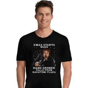 Shirts Premium Shirts, Unisex / Small / Black Hans Gruber Ugly Sweater