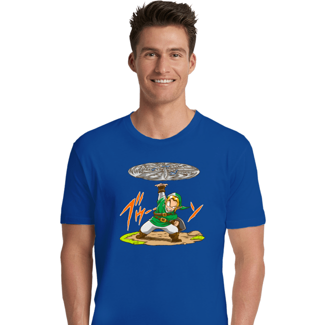 Daily_Deal_Shirts Premium Shirts, Unisex / Small / Royal Blue Destructo Sword