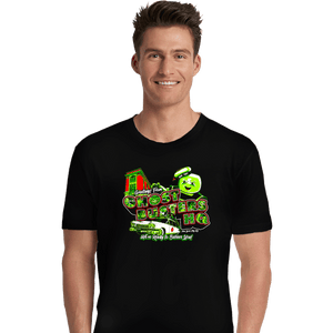 Secret_Shirts Premium Shirts, Unisex / Small / Black Greetings From Ghost HQ