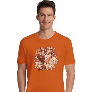 Shirts Premium Shirts, Unisex / Small / Orange Genshin Impact