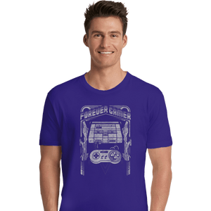 Shirts Premium Shirts, Unisex / Small / Violet Forever Gamer