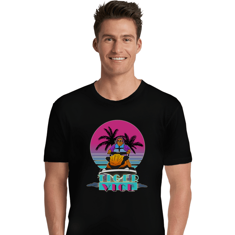 Shirts Premium Shirts, Unisex / Small / Black Tiger Vice