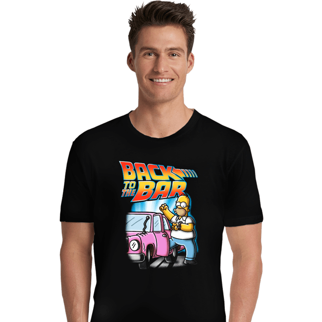 Daily_Deal_Shirts Premium Shirts, Unisex / Small / Black Back To The Bar