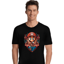 Load image into Gallery viewer, Secret_Shirts Premium Shirts, Unisex / Small / Black Mario Crest
