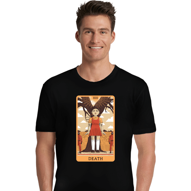 Daily_Deal_Shirts Premium Shirts, Unisex / Small / Black Tarot Squid Game Death