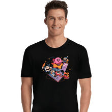 Load image into Gallery viewer, Daily_Deal_Shirts Premium Shirts, Unisex / Small / Black Pink Blob Game
