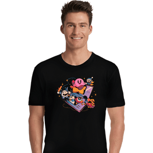 Daily_Deal_Shirts Premium Shirts, Unisex / Small / Black Pink Blob Game