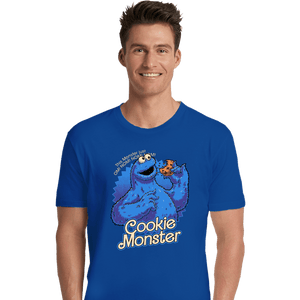 Daily_Deal_Shirts Premium Shirts, Unisex / Small / Royal Blue Cookie Monster Doll