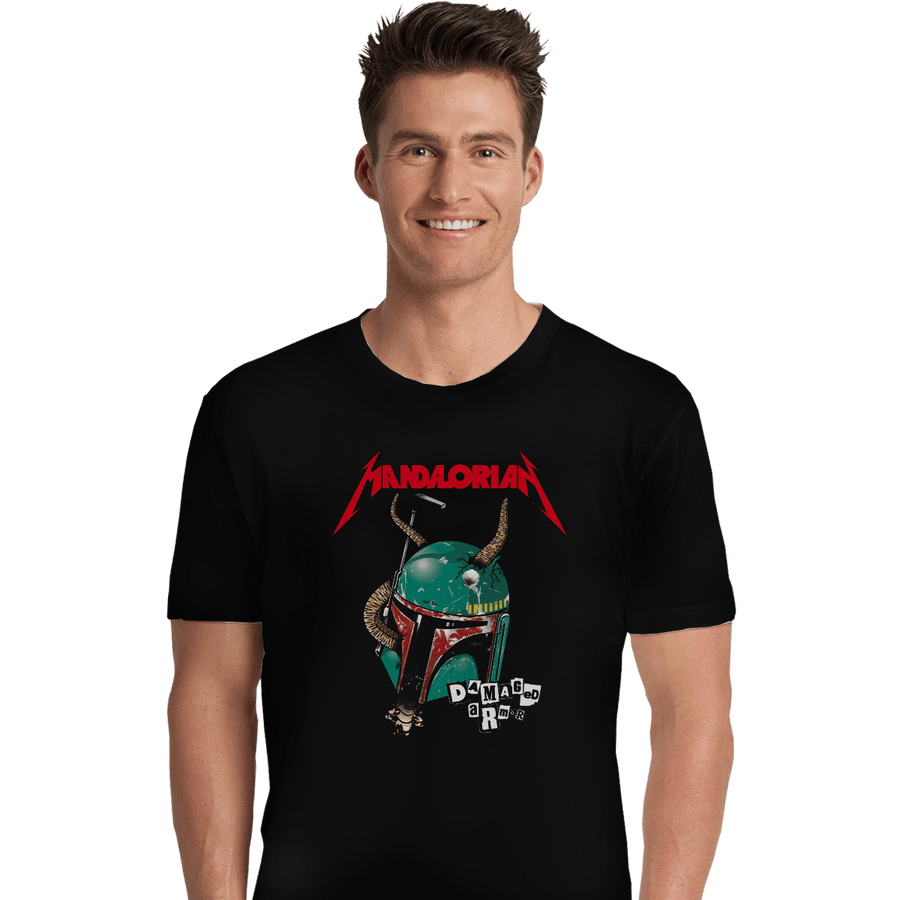 Shirts Premium Shirts, Unisex / Small / Black Damaged Armor