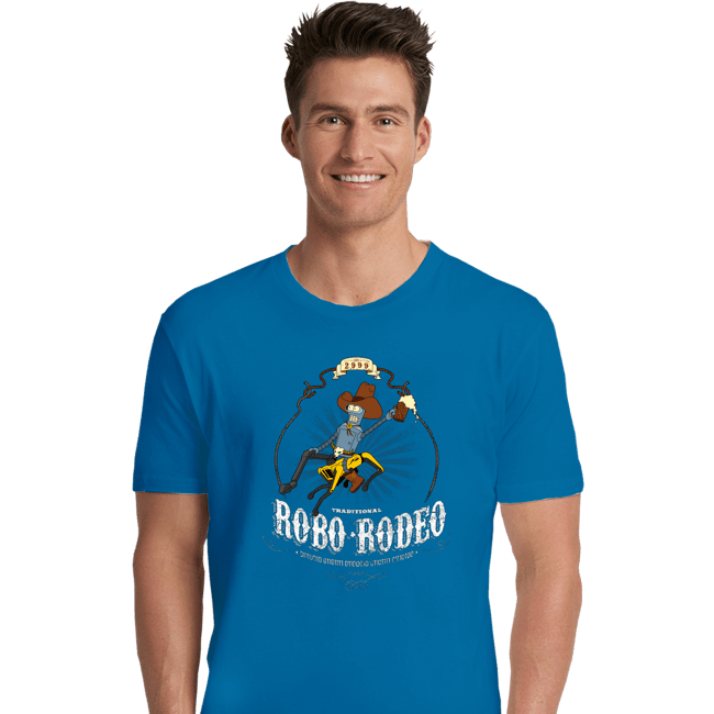 Secret_Shirts Premium Shirts, Unisex / Small / Sapphire Robo-Rodeo