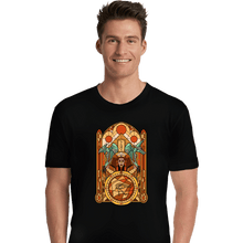 Load image into Gallery viewer, Daily_Deal_Shirts Premium Shirts, Unisex / Small / Black Stained Glass Gods
