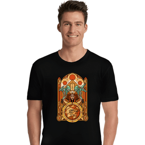 Daily_Deal_Shirts Premium Shirts, Unisex / Small / Black Stained Glass Gods