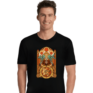Daily_Deal_Shirts Premium Shirts, Unisex / Small / Black Stained Glass Gods