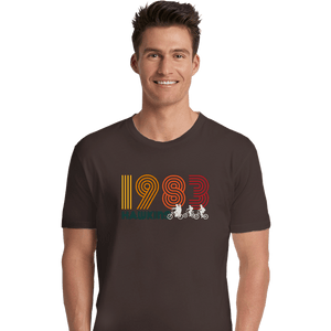 Secret_Shirts Premium Shirts, Unisex / Small / Dark Chocolate Hawkins 1983